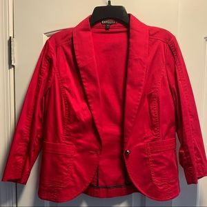 Nice red Express jacket, size 12